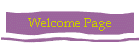 Welcome Page